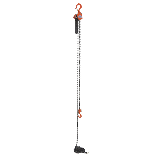 Mini palan &agrave; levier, Lev&eacute;e 15', Cabacit&eacute; 500 lb (0,25 tonne), Chaîne en Acier Industrial Sales