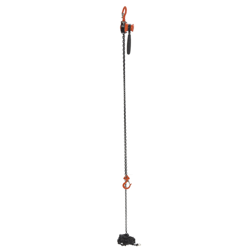 Mini palan &agrave; levier, Lev&eacute;e 15', Cabacit&eacute; 500 lb (0,25 tonne), Chaîne en Acier Industrial Sales