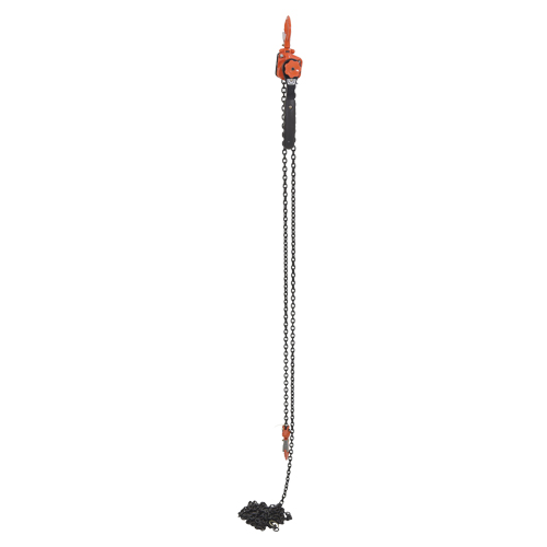 Mini palan &agrave; levier, Lev&eacute;e 20', Cabacit&eacute; 1000 lb (0,5 tonne), Chaîne en Acier Industrial Sales