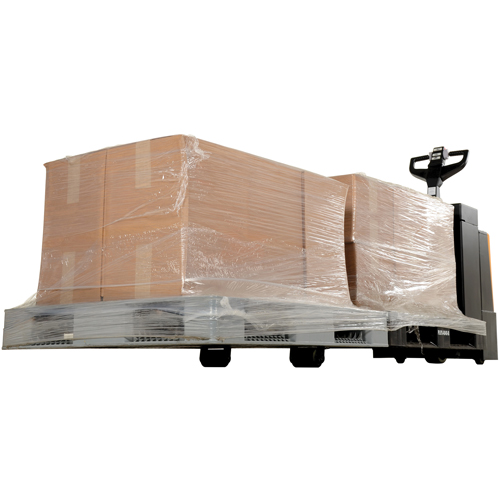 Transpalette &eacute;lectrique motoris&eacute; a/plateforme &agrave; conducteur debout, Capacit&eacute; 4500 lb, 96" lo x 30" la Industrial Sales