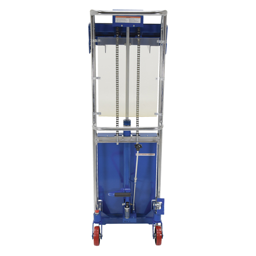 Gerbeur Hefti-Lift, M&eacute;canisme Pompe au pied, Capacit&eacute; de 880 lb, Levage max de 59" Industrial Sales