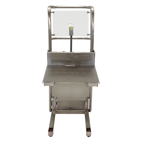 Hefti-Lift Load Stacker, Foot Pump Operated, 450 lbs. Capacity, 45-5/8" Max Lift Industrial Sales