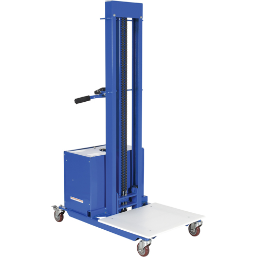 Gerbeur &agrave; levage rapide, M&eacute;canisme &eacute;lectrique, Capacit&eacute; de 400 lb, Levage max de 57" Industrial Sales