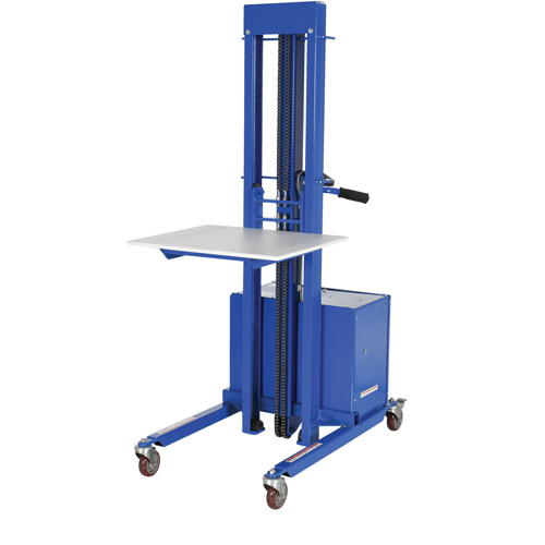 Gerbeur &agrave; levage rapide, M&eacute;canisme &eacute;lectrique, Capacit&eacute; de 400 lb, Levage max de 57" Industrial Sales