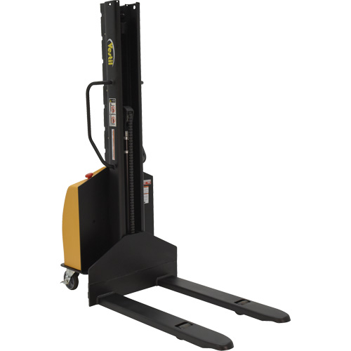 Gerbeur motoris&eacute; avec m&acirc;t &eacute;troit, Fonctionnement &eacute;lectrique, Capacit&eacute; 1000 lb, Lev&eacute;e max 63" Industrial Sales