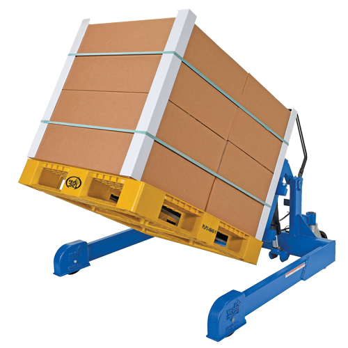 Straddled Ergonomic Tilter, 90° Tilt, 4000 lbs. Capacity, 72-13/16" L x 57-1/4" W x 29-1/4" H Industrial Sales