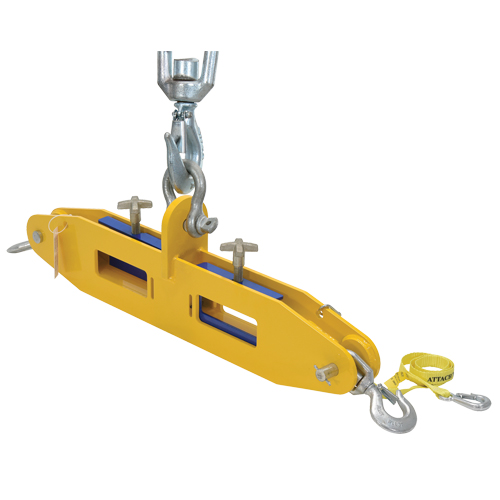 Forklift Lifting Beam, 7" x 2-1/2" Fork Pocket Industrial Sales