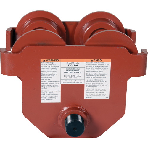 Low Profile Manual Trolley, 6000 lbs. (3 tons) Industrial Sales