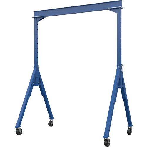 Adjustable Height Gantry Crane, 10' L, 2000 lbs. (1 tons) Capacity Industrial Sales