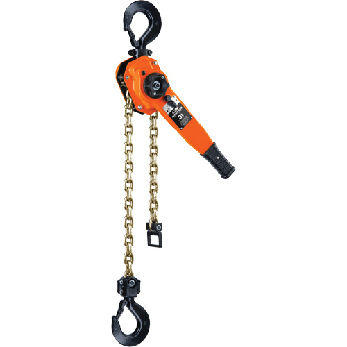 Series 653-A Ratchet Lever Hoist, 5' Lift, 6000 lbs. (3 tons) Capacity, Steel Chain Industrial Sales