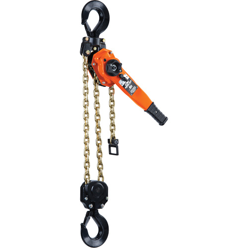 Series 653-A Ratchet Lever Hoist, 5' Lift, 12000 lbs. (6 tons) Capacity, Steel Chain Industrial Sales