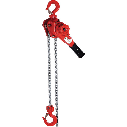 VQ Super Series Lever Hoist, 5' Lift, 3500 lbs. (1.75 tons) Capacity, Grade 100 Alloy Chain Industrial Sales