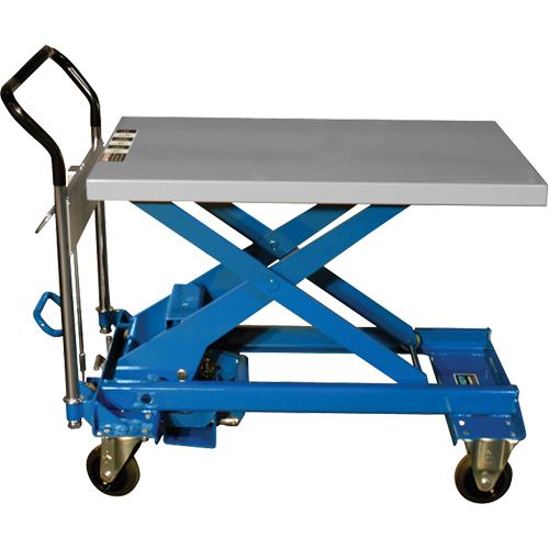 Table &eacute;l&eacute;vatrice &agrave; ciseaux Dandy Lift, 39-2/5" lo x 23-3/5" la, Acier, Capacit&eacute; 1760 lb Industrial Sales