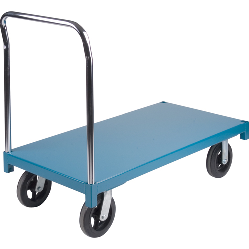 Heavy-Duty Platform Truck, 48" L x 24" W, 2000 lbs. Capacity, Rubber Casters Industrial Sales