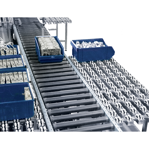 Rails de convoyeurs multidirectionnels Roll-Flex Industrial Sales