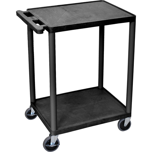Chariot utilitaire, 2 tiers, 18" x 33" x 24", Capacit&eacute; 400 lb Industrial Sales