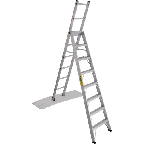 2700 Series Industrial Duty Multi-Way Ladders, 8', Aluminum, 250 lbs. Cap., ANSI 1, CSA 1 Industrial Sales