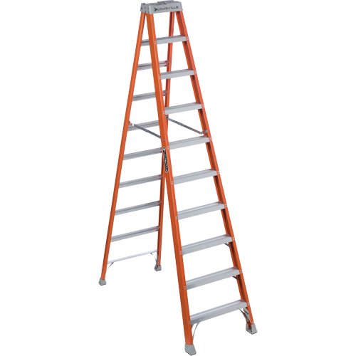 Escabeaux industriels robustes, 10', Fibre de verre, Capacit&eacute; 300 lb, Type 1A Industrial Sales