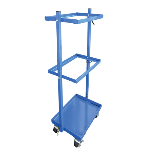 Stock Cart, Steel, 30-11/16" W x 19-1/4" D, 3 Shelves, 300 lbs. Capacity Industrial Sales
