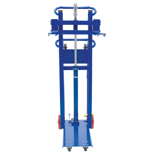Empileur &agrave; plateforme, M&eacute;canisme Pompe au pied, Capacit&eacute; de 750 lb, Levage max de 52" Industrial Sales
