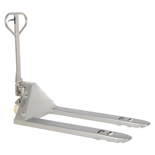 Transpalette, Acier inoxydable, 48" lo x 27" la, Capacit&eacute; 5500 lb Industrial Sales