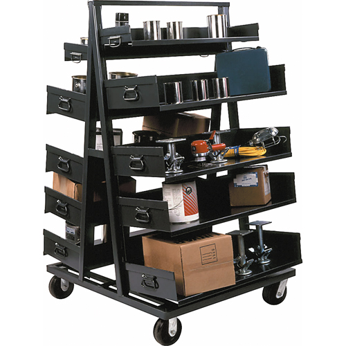 Chariots Adjust-A-Tray, 30" x 38" x 64", Capacit&eacute; 2500 lb Industrial Sales