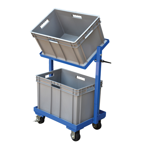 Chariot &agrave; cueillette, Acier, 30-11/16" la x 19-1/4" p, 2 tablettes, Capacit&eacute; 200 lb Industrial Sales