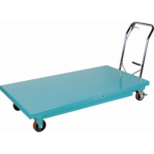 Heavy-Duty Hydraulic Scissor Lift Table, 63" L x 31-7/8" W, Steel, 1100 lbs. Capacity Industrial Sales