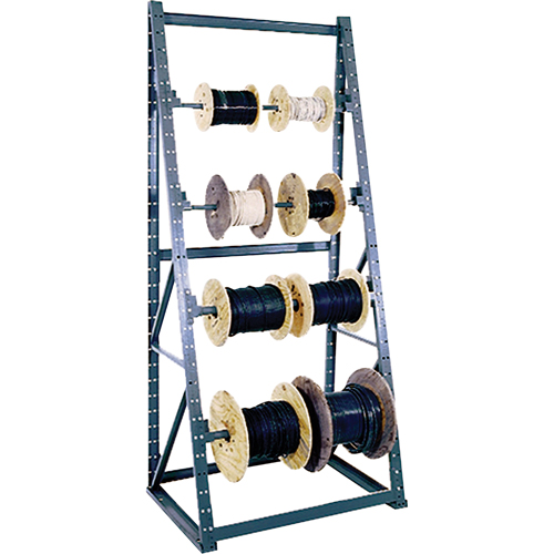 Heavy-Duty Reel Racks, Starter, 48" W x 24" D x 120" H Industrial Sales