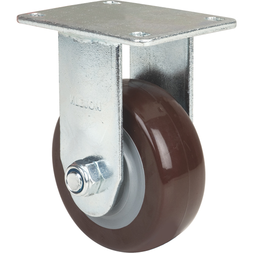 Roulette, Fixe, 4" (101,6 mm), Polyur&eacute;thane, 440 lb (199,58 kg) Industrial Sales