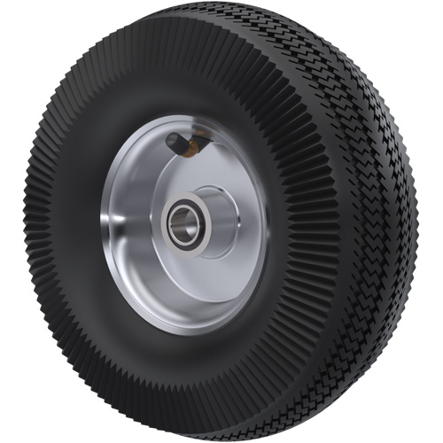 Roue pneumatique, 10" (254 mm), Capacit&eacute; de 350 lb (159 kg) Industrial Sales
