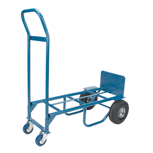 Convertible Deluxe Hand Truck, Steel, 800 lbs. Capacity Industrial Sales