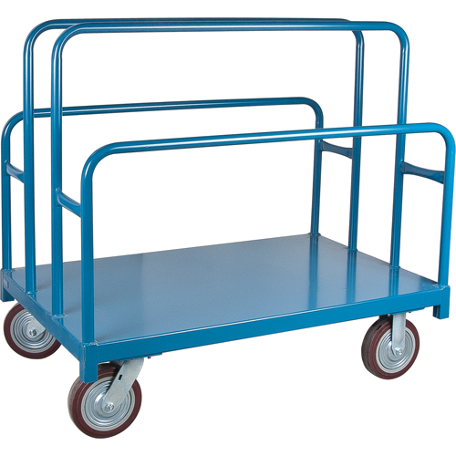 Chariots porte-panneaux robuste, 48" x 30" x 45", Capacit&eacute; 2500 lb Industrial Sales