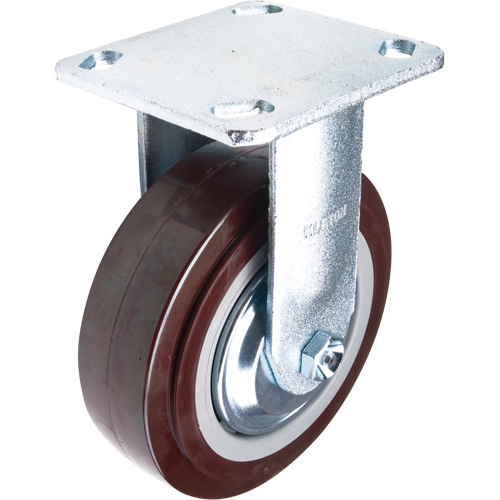 Roulette, Fixe, 6" (152,4 mm), Polyur&eacute;thane, 850 lb (385 kg) Industrial Sales