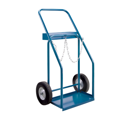Chariots pour bouteilles de gaz, Roues Semi-pneumatique, Base de , 1000 lb Industrial Sales