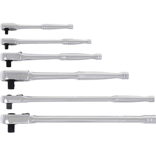 RHQ-12L Long Handle Oval Head Ratchet Wrench, 1/2" Drive, Plain Handle Industrial Sales