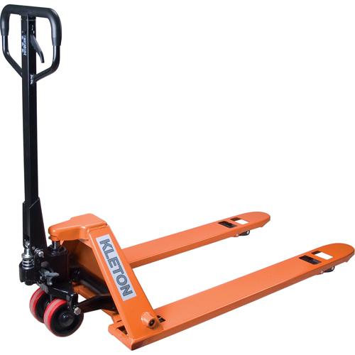 Transpalette hydraulique &agrave; profil bas, 48" lo x 27" la, Capacit&eacute; de 3300 lb Industrial Sales