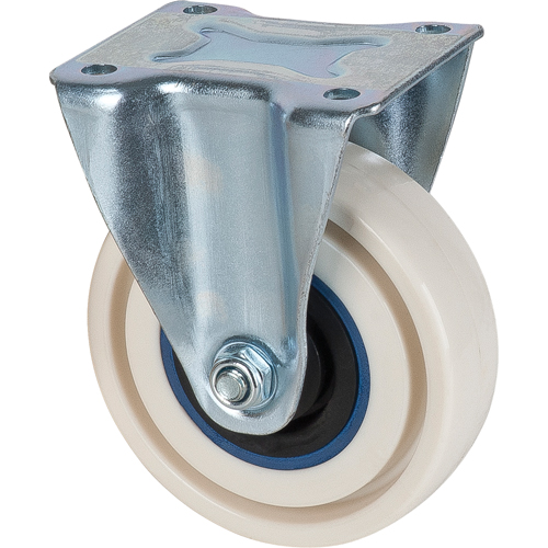 Roulettes sandwich, Fixe, 4" (101,6 mm), Nylon, 440 lb (199,58 kg) Industrial Sales