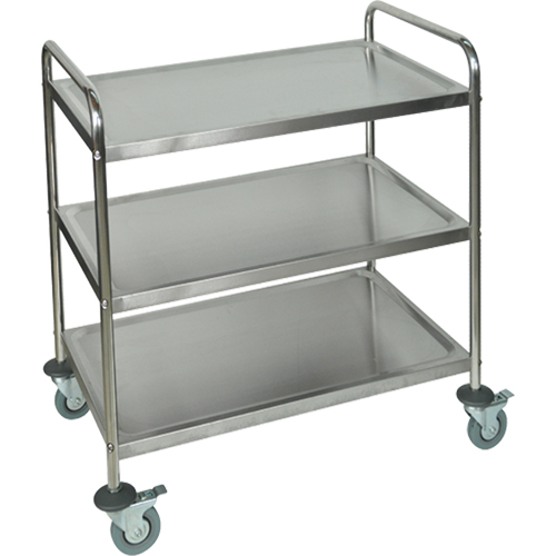 Chariot &agrave; tablettes, 3 Tiers, 21" la x 37" h x 23-1/2" p, Capacit&eacute; 200 lb Industrial Sales