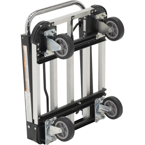 Fold-Up Platform Truck, Stainless Steel, 300 lbs., 28" L x 16" W, 33-1/2" High Industrial Sales