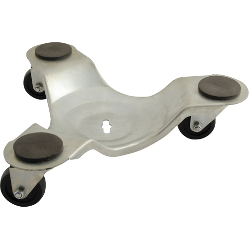 Zinc Plated Leg Dolly, 300 lbs. Capacity, Steel Frame, 2.75" H Industrial Sales