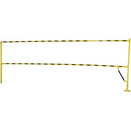 Safety Lift Gate, 10' L x 42-5/8" H, 159" Raised, Yellow Industrial Sales