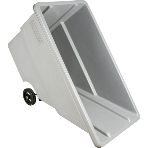 Chariot basculeur en acier, Poly&eacute;thyl&egrave;ne, 0,625 vg³, Capacit&eacute; de charge de 500 lb Industrial Sales