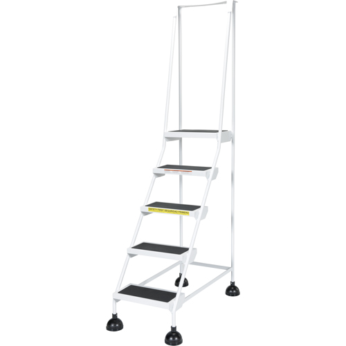 &eacute;chelles Stop-Step pour travaux l&eacute;gers, 5 marches, Largeur de la marche 16", Hauteur de la plateforme 47-11/16", Acier Industrial Sales