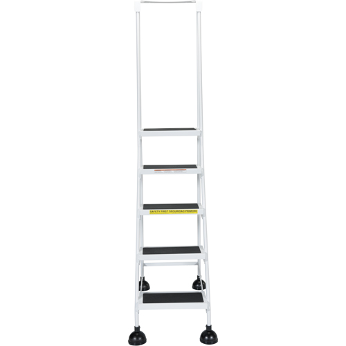 &eacute;chelles Stop-Step pour travaux l&eacute;gers, 5 marches, Largeur de la marche 16", Hauteur de la plateforme 47-11/16", Acier Industrial Sales