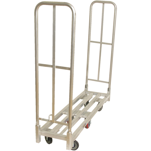 U-Boat Platform Truck, 59-1/2" L x 16" W, 1750 lbs. Capacity, Polyurethane Casters Industrial Sales