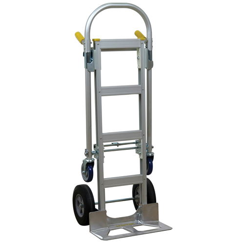 SPTN-JR-T18-SR Spartan Jr. Convertible Hand Truck, Aluminum, 1000 lbs. Capacity Industrial Sales