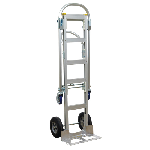 SPTN-SR-T18-SR Spartan Sr. Convertible Hand Truck, Aluminum, 1000 lbs. Capacity Industrial Sales