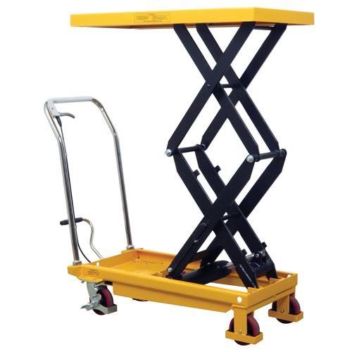 Hydraulic Scissor Lift Table, 19.5" L x 35.5" W/35-1/2" L x 19-1/2" W, Steel, 770 lbs. Capacity Industrial Sales
