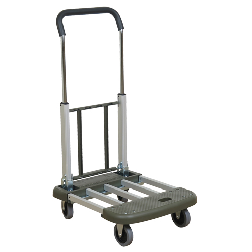 Telefolding Platform Truck, Aluminum, 330 lbs., 29-1/2" L x 17-1/2" W, 36-1/2" High Industrial Sales